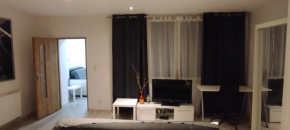 City Center Apartment 45m, 1 Bedroom and 1 Living Room with Kitchen plus Bathroom, a perfect Family Friendly Place or for Home Office and a longer Stay, a proper office desk with business chair provid